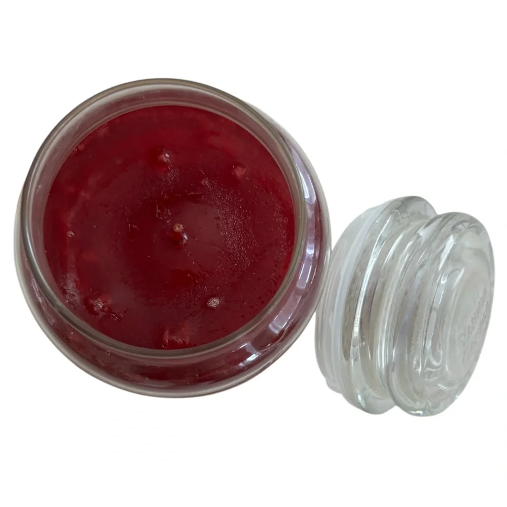 Yankee Candle Jar Hollyberry Rare Vintage Black Band Holiday Candle Red 14.5 Oz